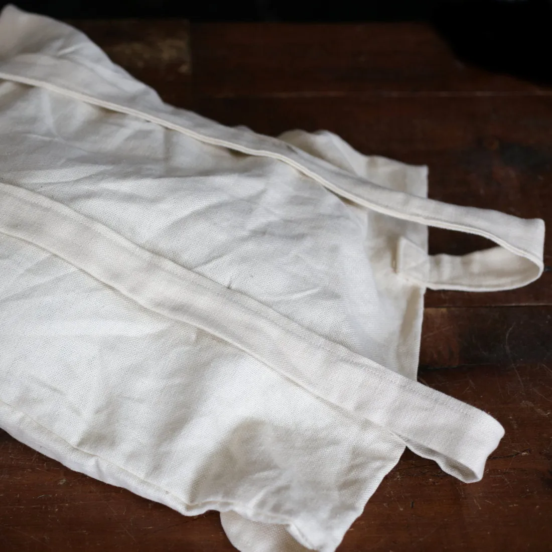 Linen Knapsack Lined