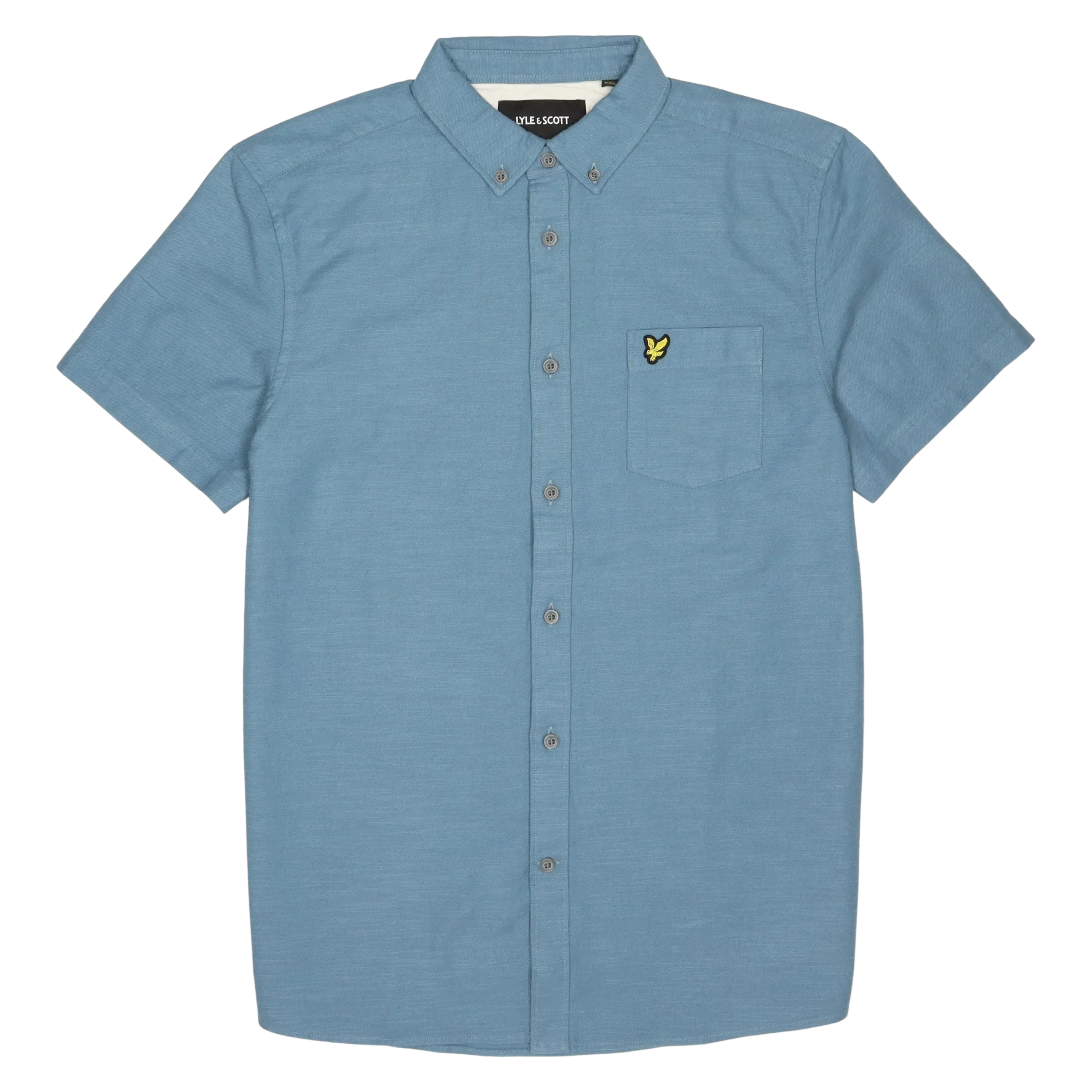 Lyle & Scott Cotton Slub Short Sleeve Shirt