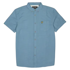 Lyle & Scott Cotton Slub Short Sleeve Shirt