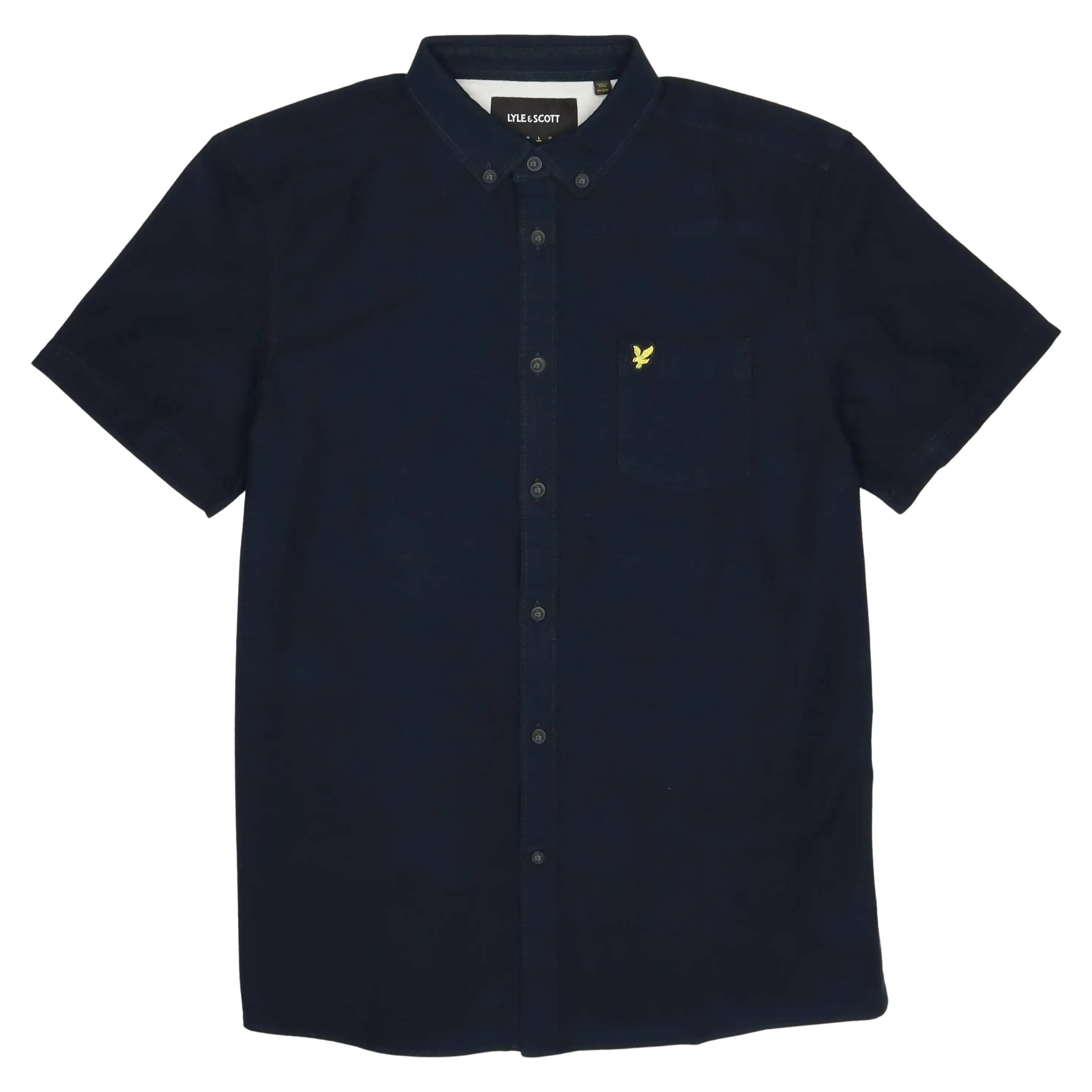 Lyle & Scott Cotton Slub Short Sleeve Shirt