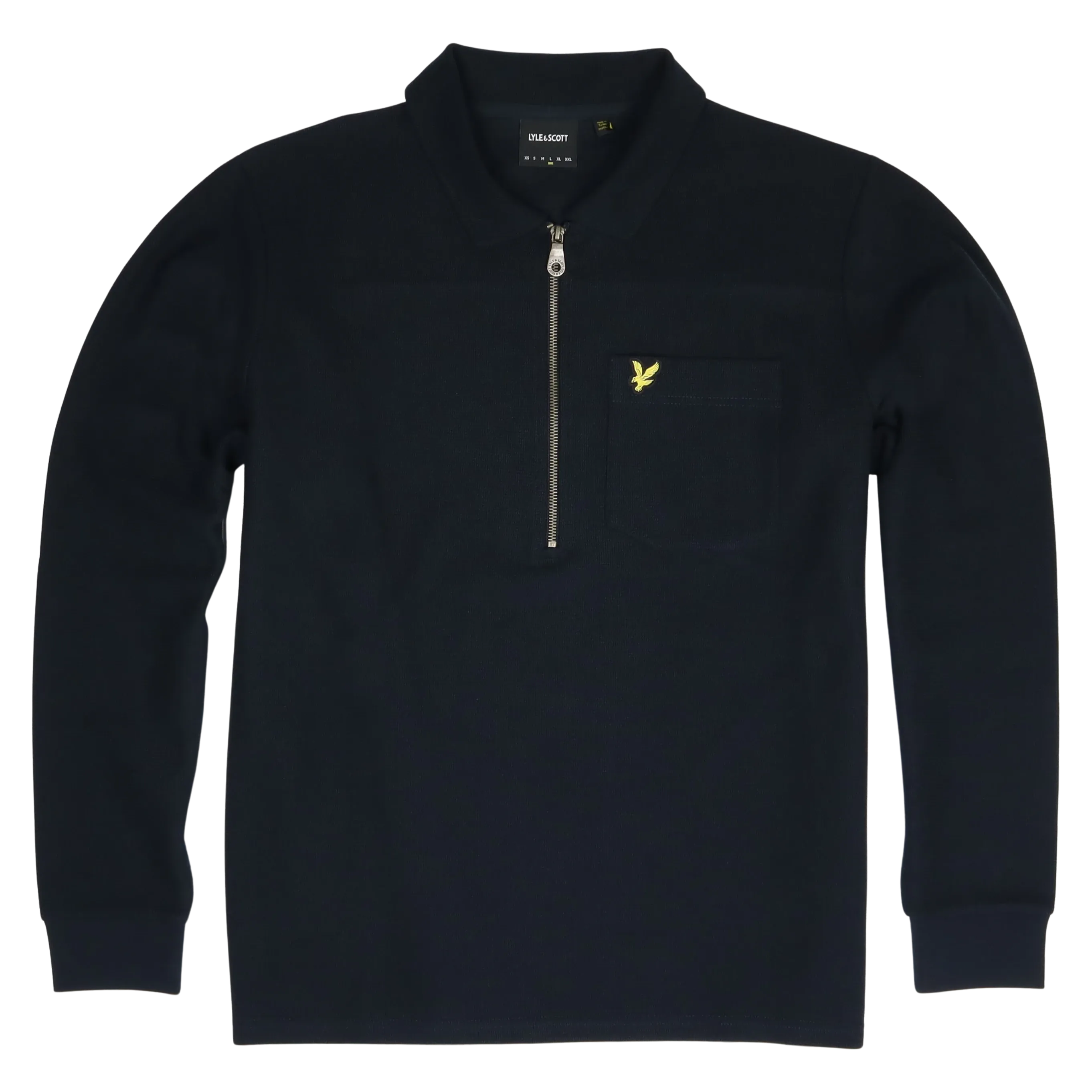 Lyle & Scott Crest Textured Quarter Zip