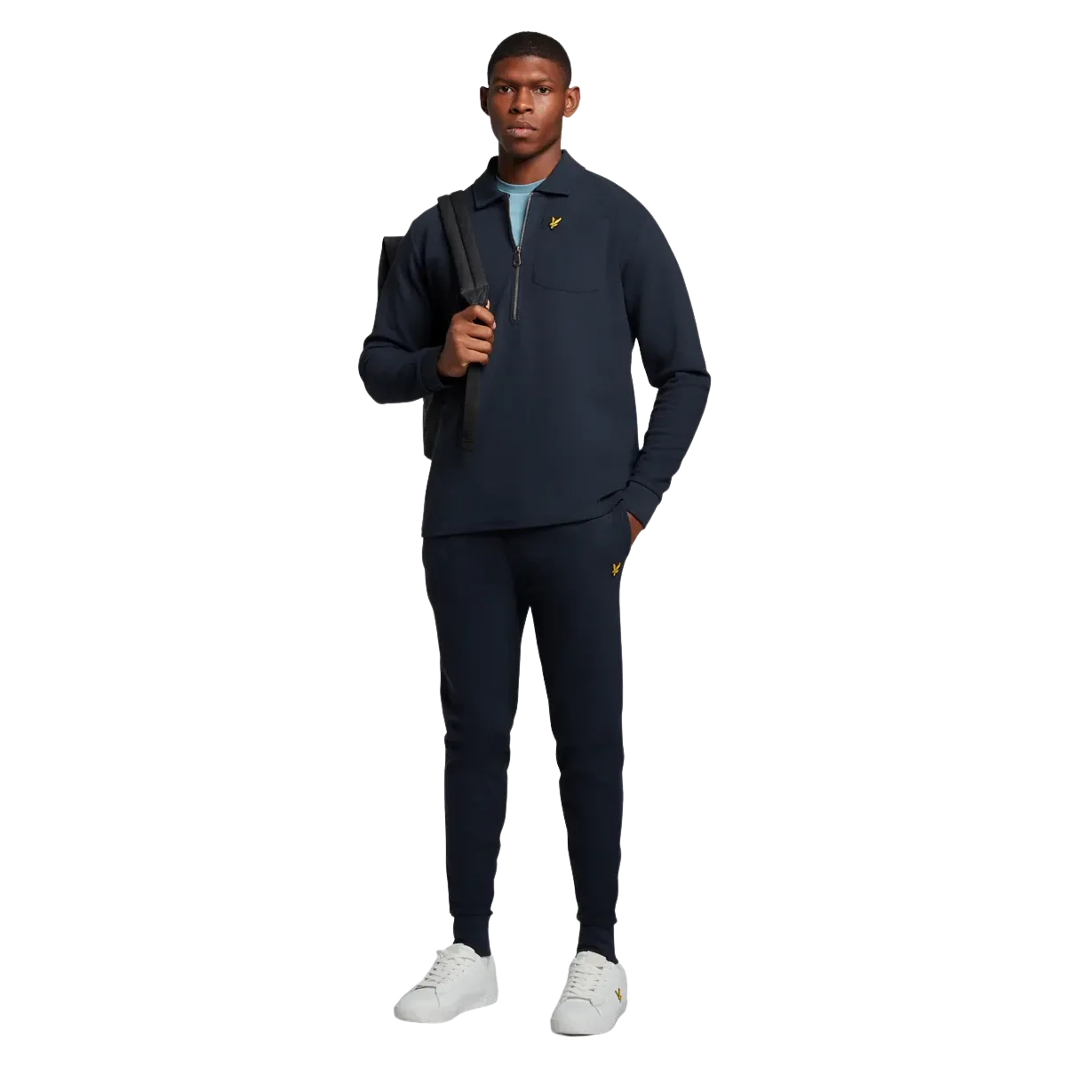 Lyle & Scott Crest Textured Quarter Zip