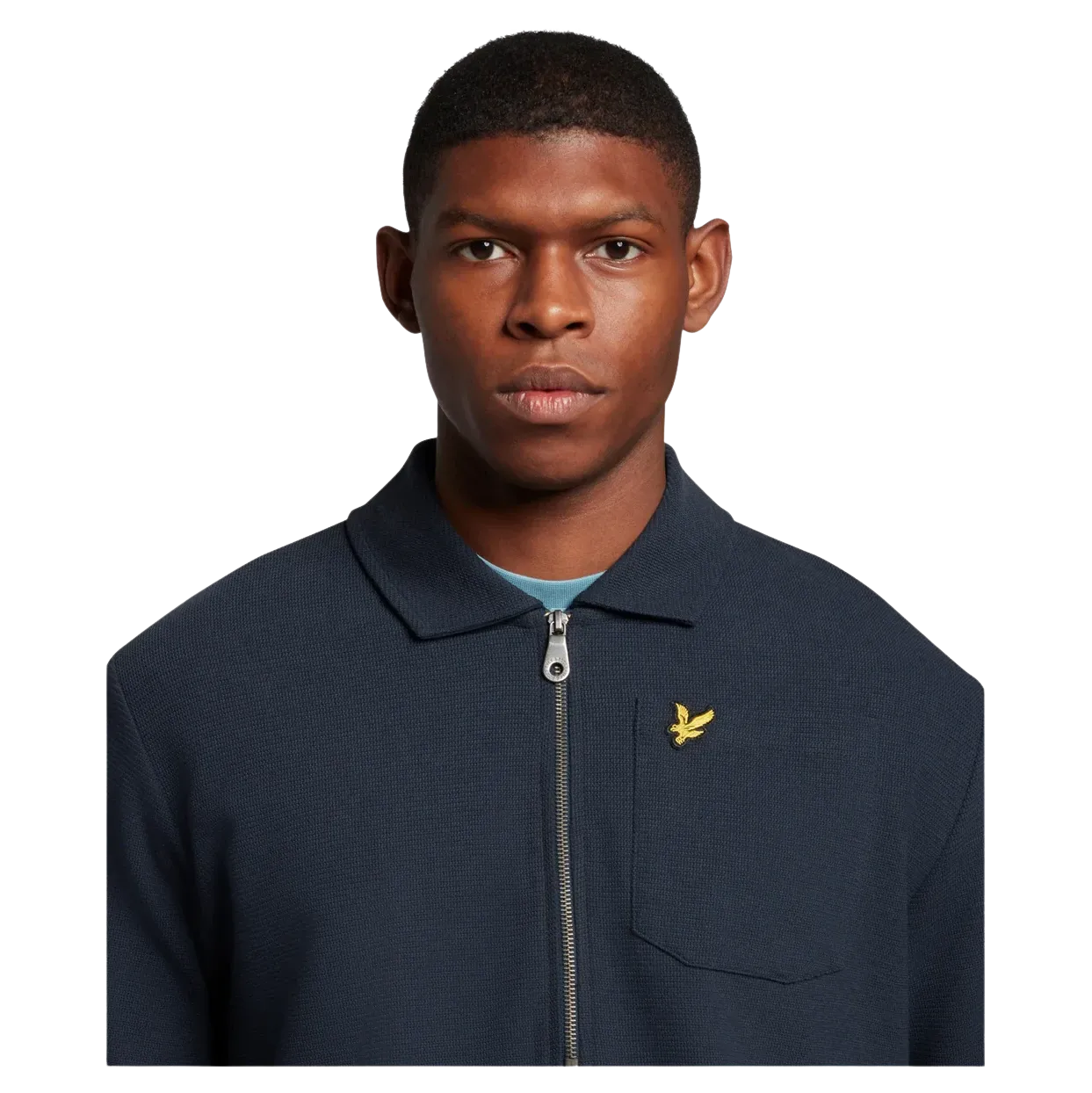 Lyle & Scott Crest Textured Quarter Zip