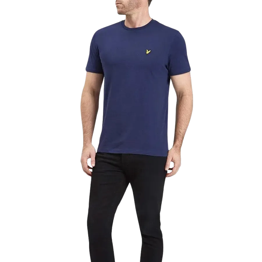 Lyle & Scott Crew Neck T-Shirt in Navy