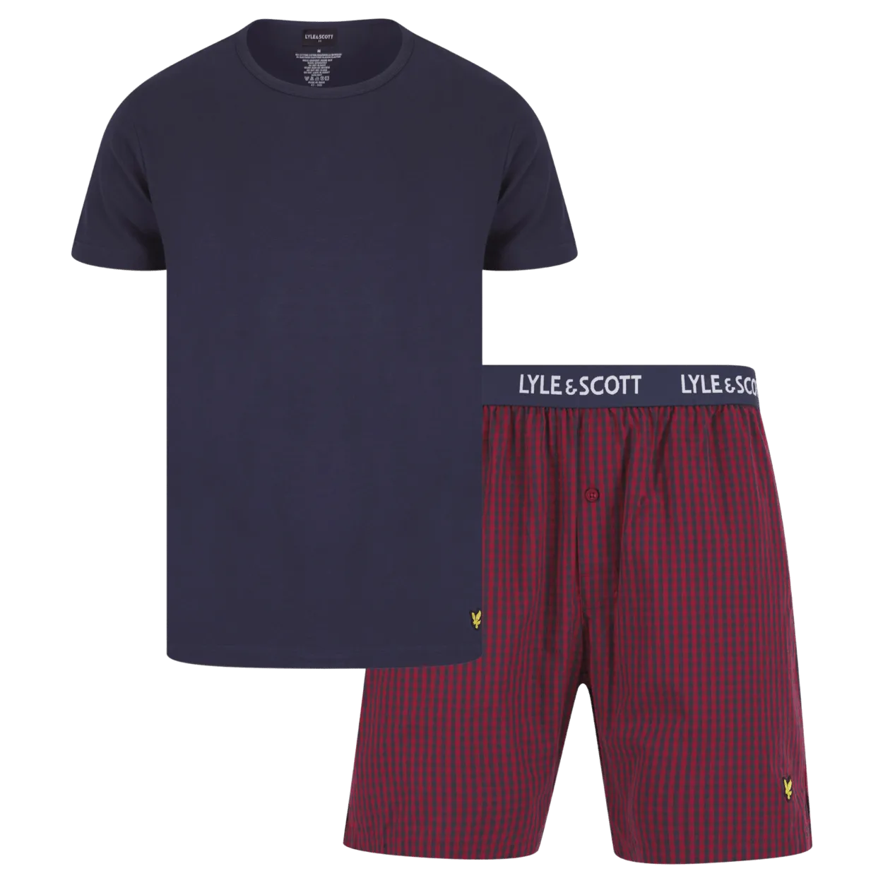 Lyle & Scott Kyle T-Shirt & Shorts Pyjama Set