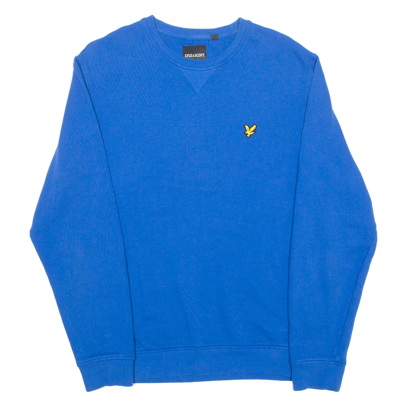 LYLE & SCOTT Mens Sweatshirt Blue Crew Neck M