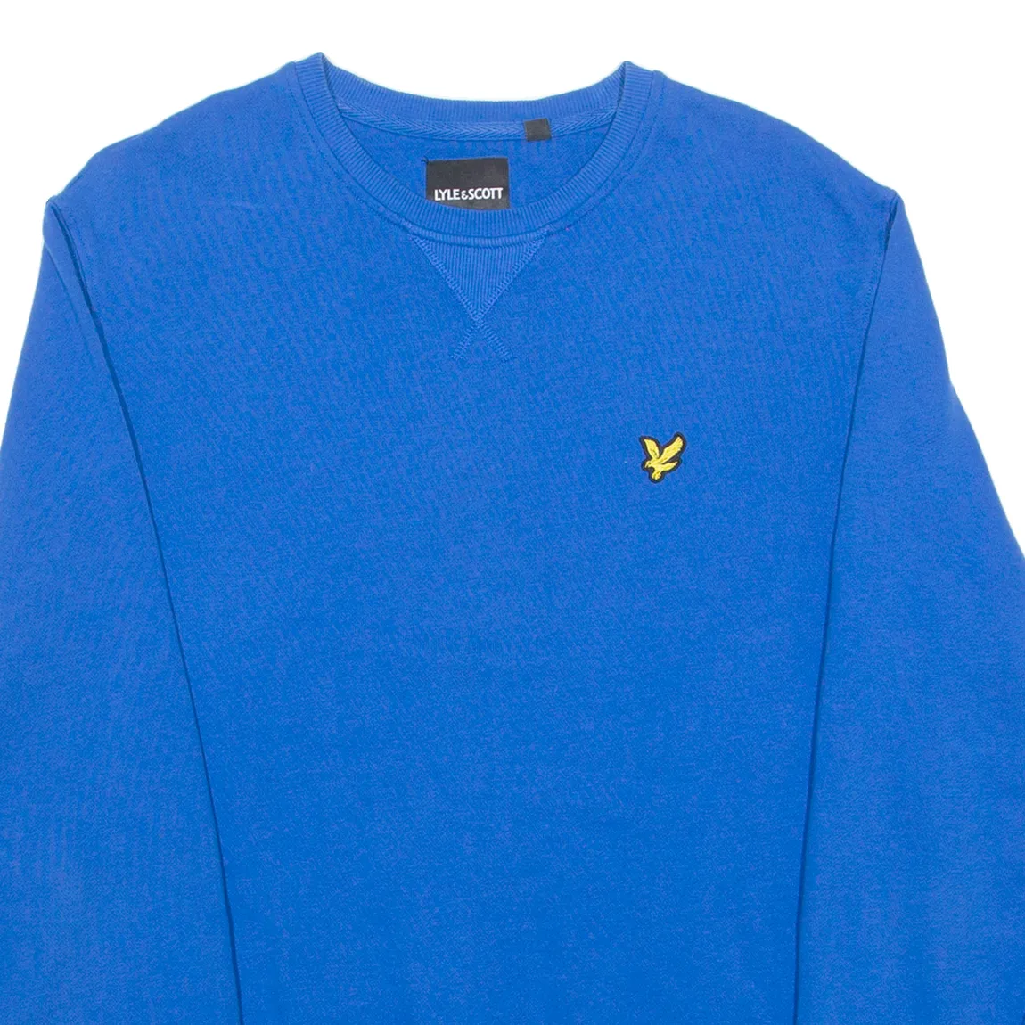 LYLE & SCOTT Mens Sweatshirt Blue Crew Neck M