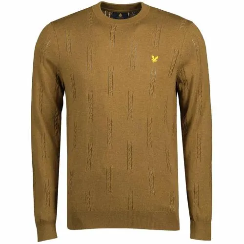 LYLE & SCOTT Mod Pointelle Dot Cable Crew Jumper