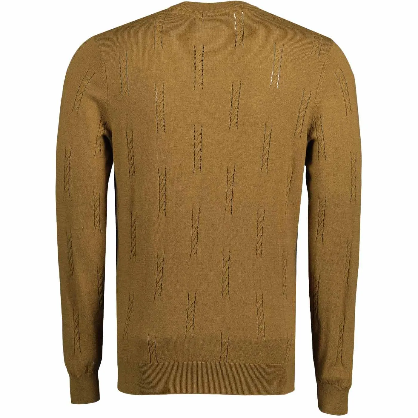 LYLE & SCOTT Mod Pointelle Dot Cable Crew Jumper