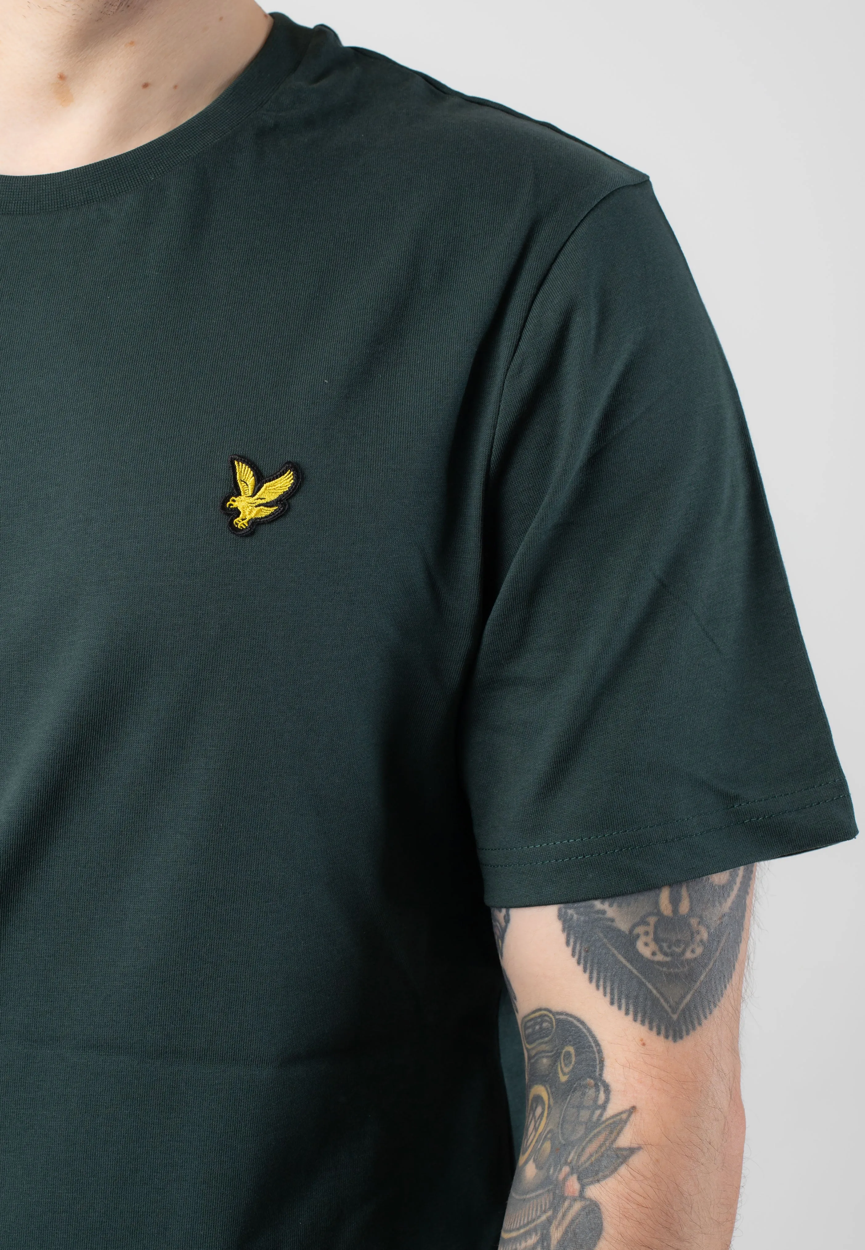 Lyle & Scott - Plain Argyle Teal - T-Shirt