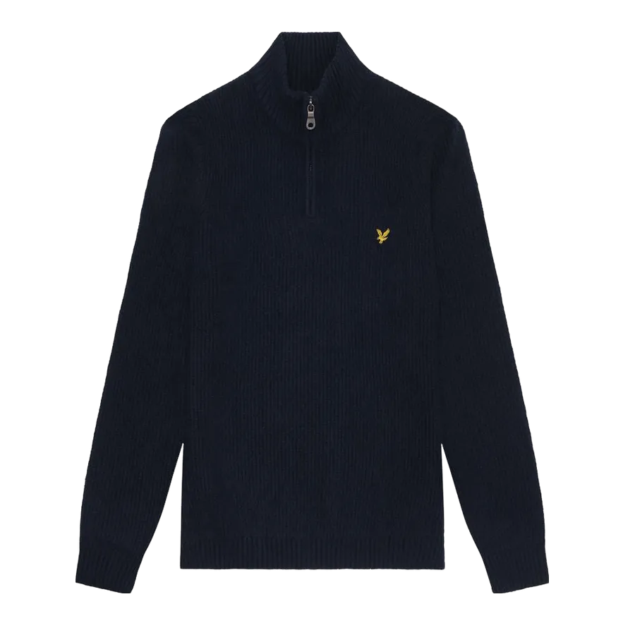 Lyle & Scott Shaker Stitch 1/4 Zip Jumper