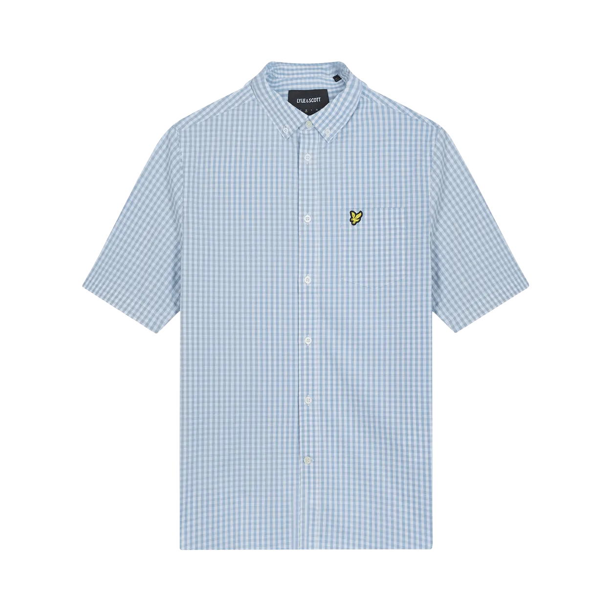 Lyle & Scott Short Sleeve Slim Fit Gingham Shirt