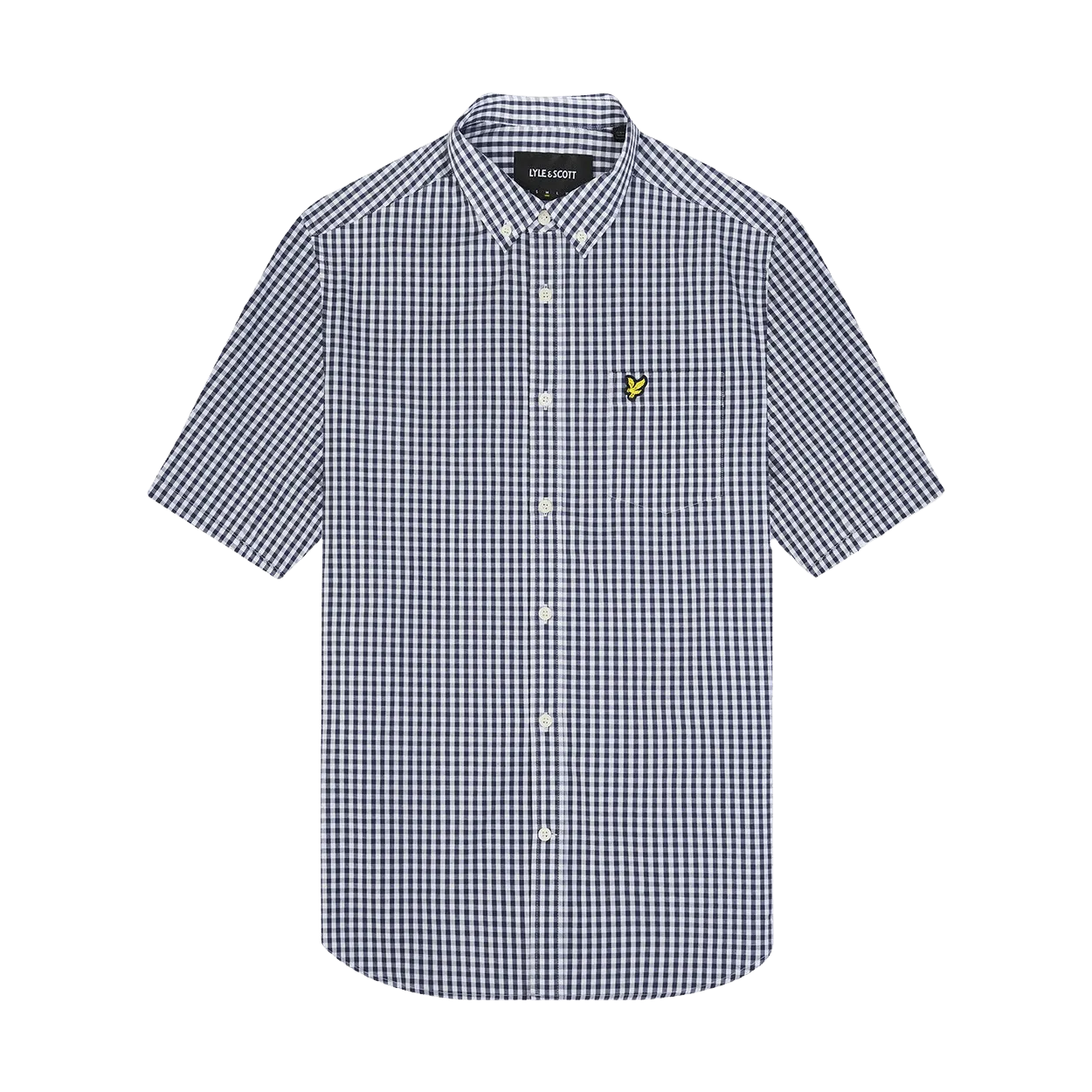 Lyle & Scott Short Sleeve Slim Fit Gingham Shirt