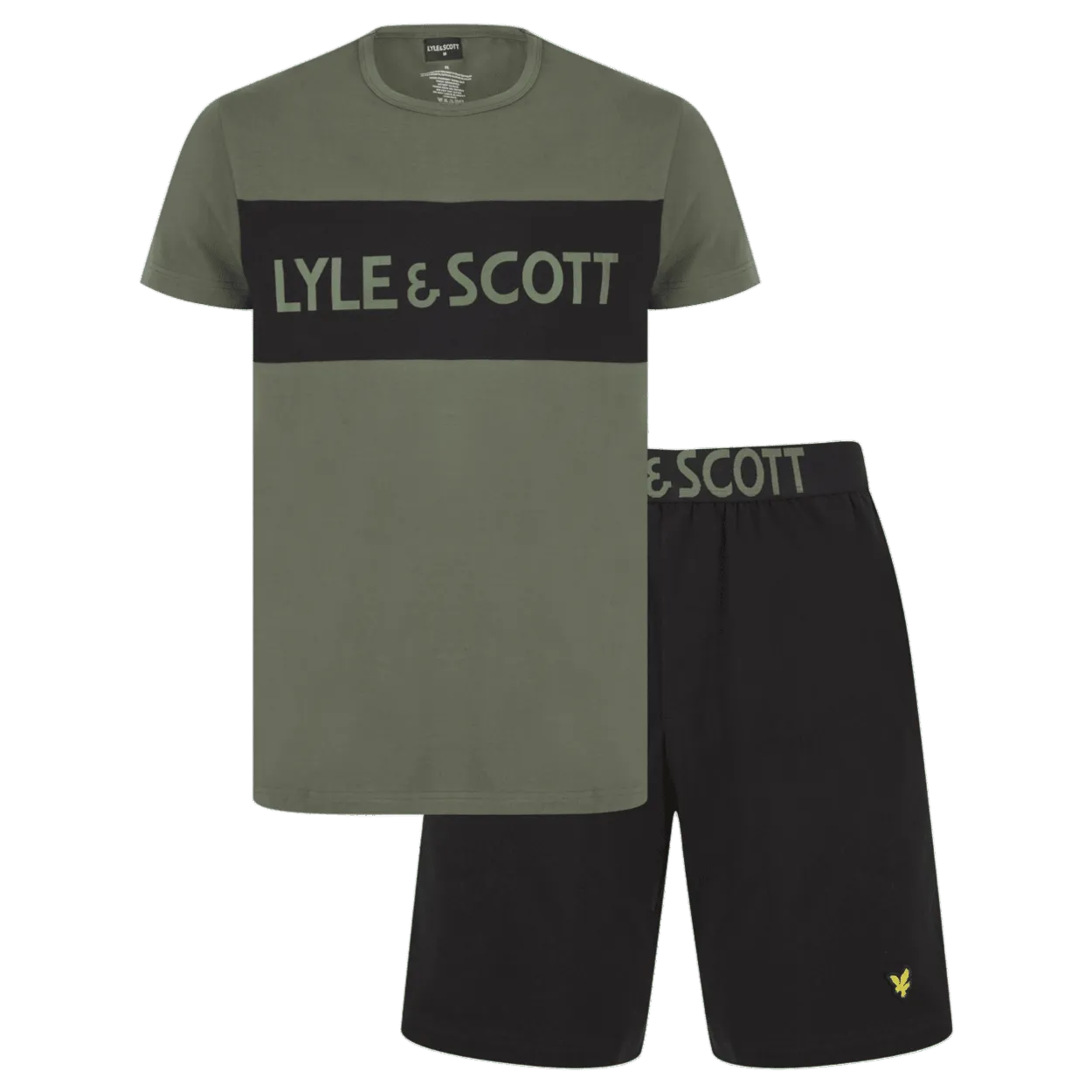 Lyle & Scott Woody T-Shirt & Shorts Pyjama Set