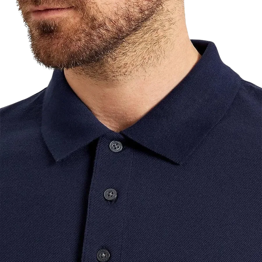 Lyle and Scott Plain Polo Shirt in Navy