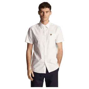 Lyle and Scott Plain Poplin Short Sleeve Shirt