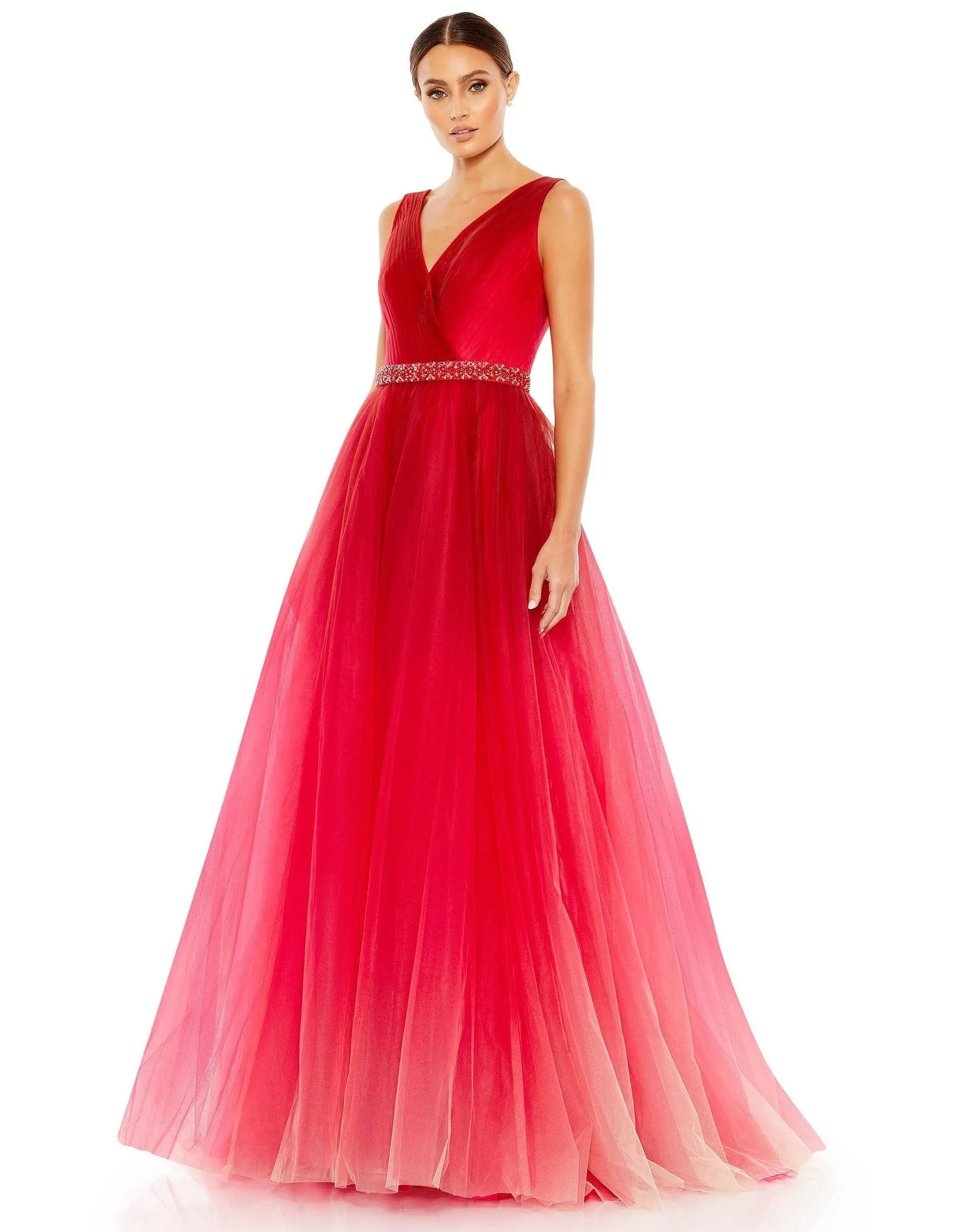 Mac Duggal 20378 Prom Long Sleeveless Ball Gown Sale