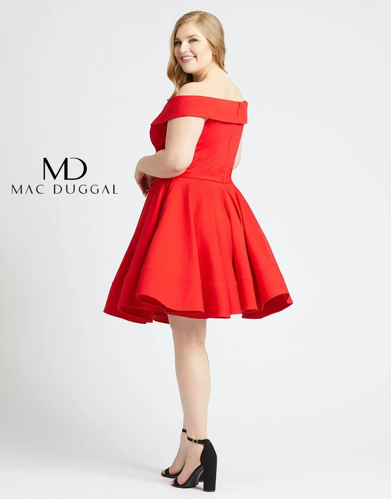 Mac Duggal 48887 Fabulous Short Plus Size Cocktail Dress Sale