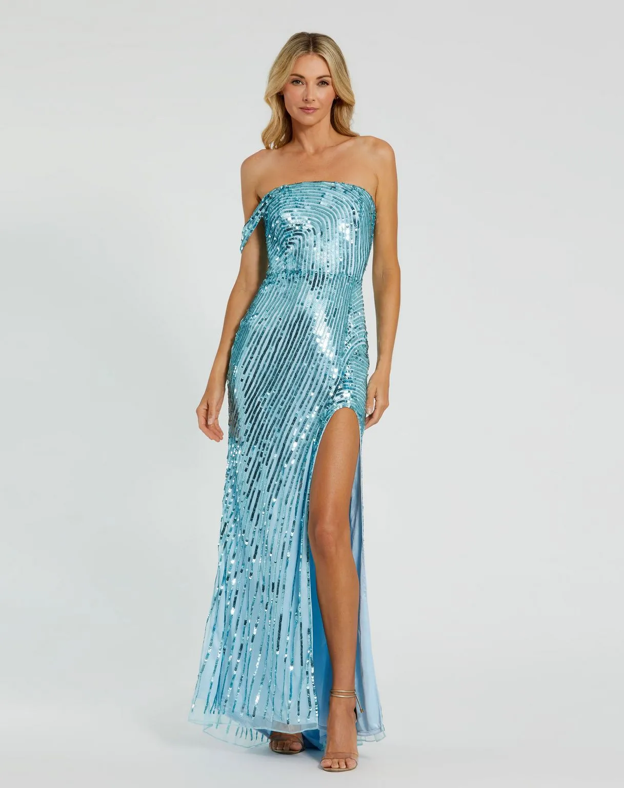 Mac Duggal 6072 Prom Sequin Formal Long Dress