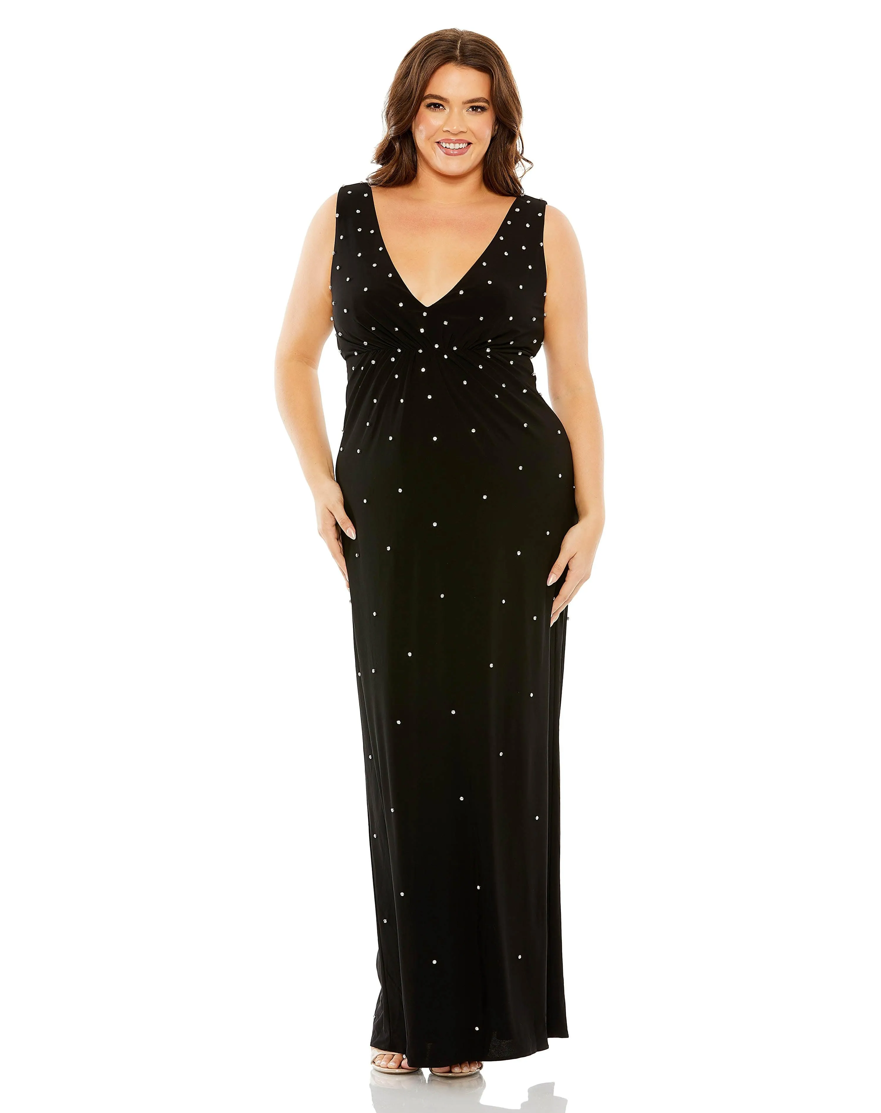 Mac Duggal 68353 Fabulouss Plus Size Long Formal Dress