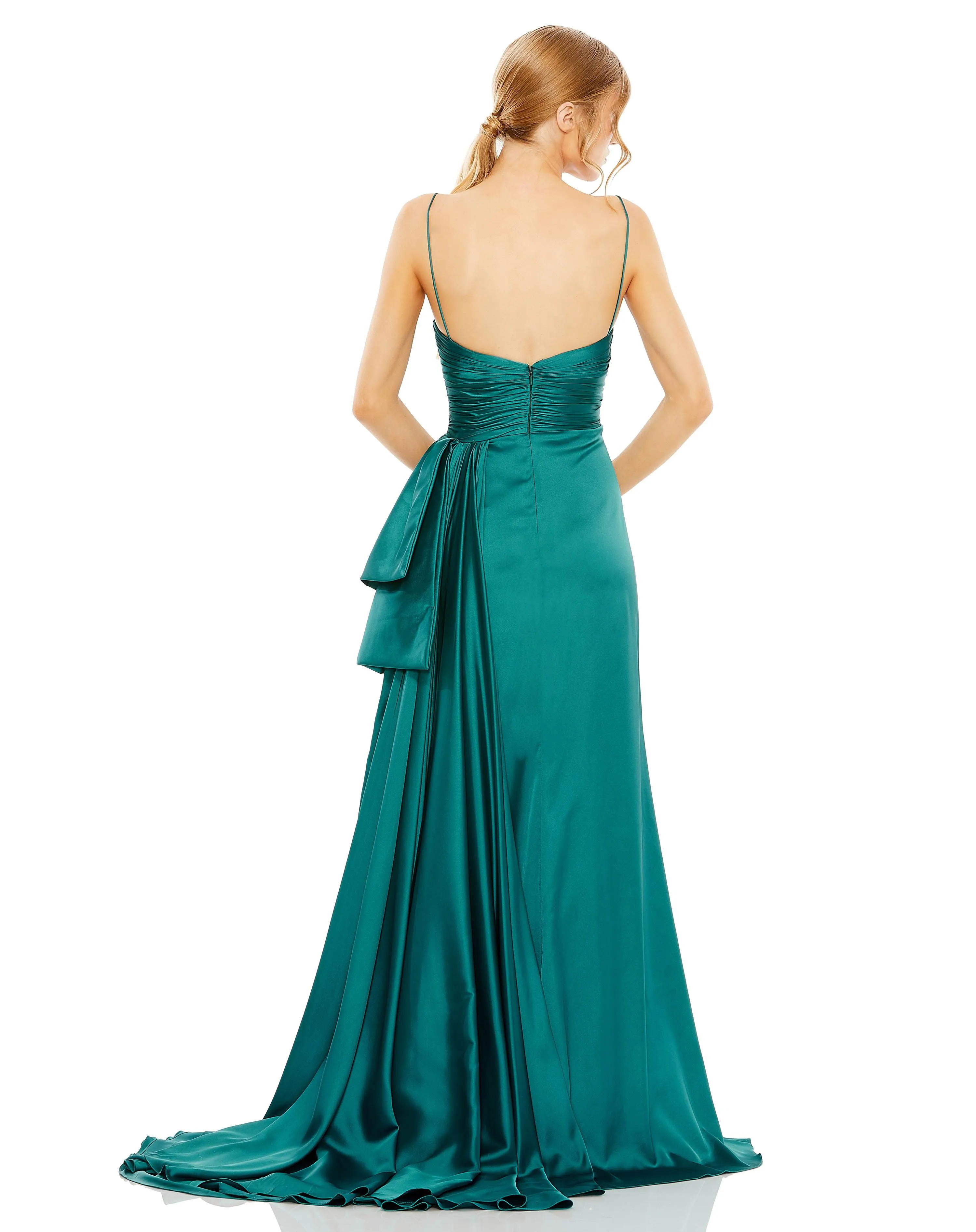 Mac Duggal 68450 Prom Spaghetti Strap Long Gown