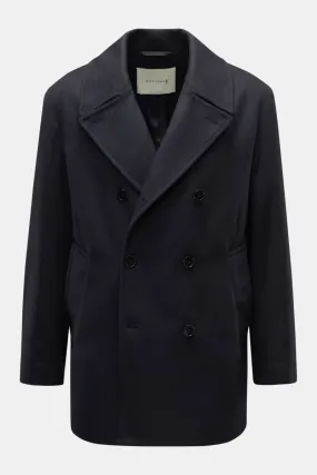 MACKINTOSH short pea coat 'Dalton' navy