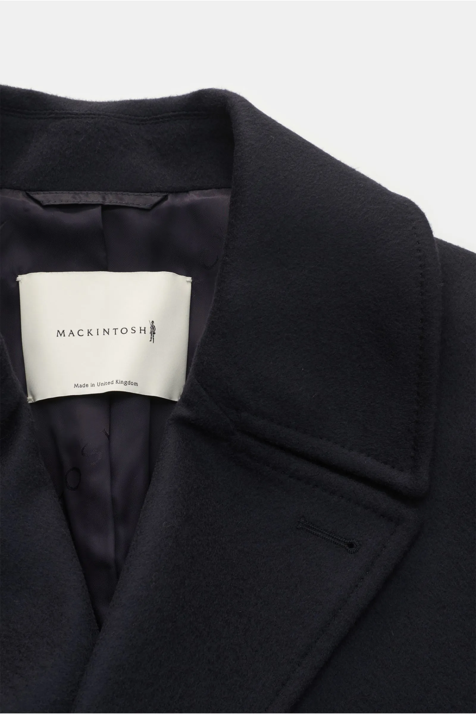 MACKINTOSH short pea coat 'Dalton' navy