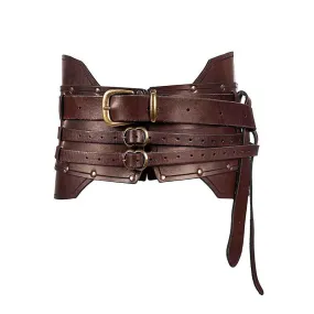 Medieval Renaissance Viking Corset Belt, Gothic Style Pirate Belt