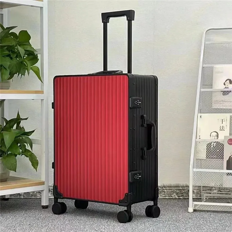 Men and Women 100% Aluminium Spinner Rolling Travel Trolley Bag