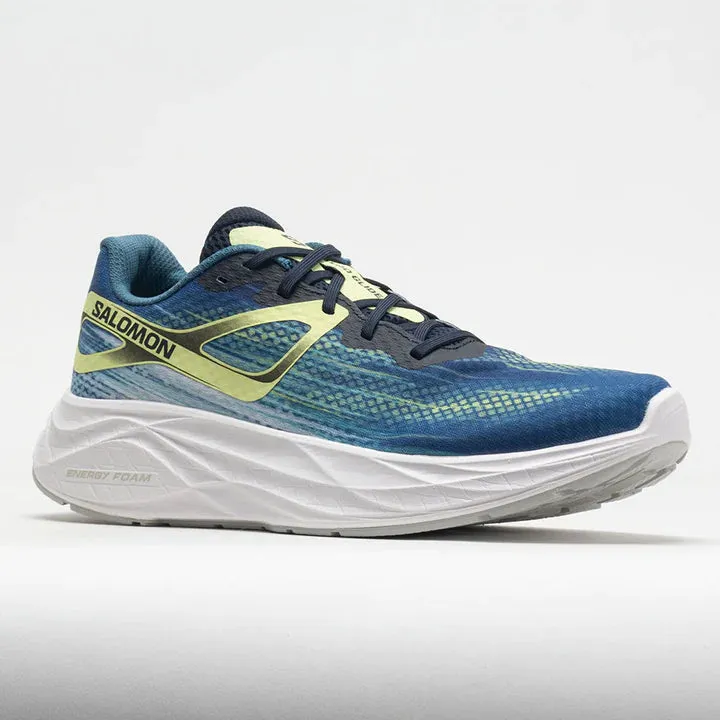 Men's Salomon Aero glide Blue Ashes / Dark Sapphire / Sunny Lime