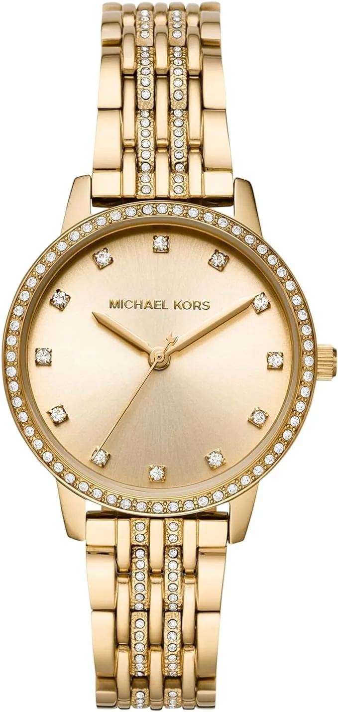 Michael Kors Melissa Ladies Stainless Steel Gold Tone Watch