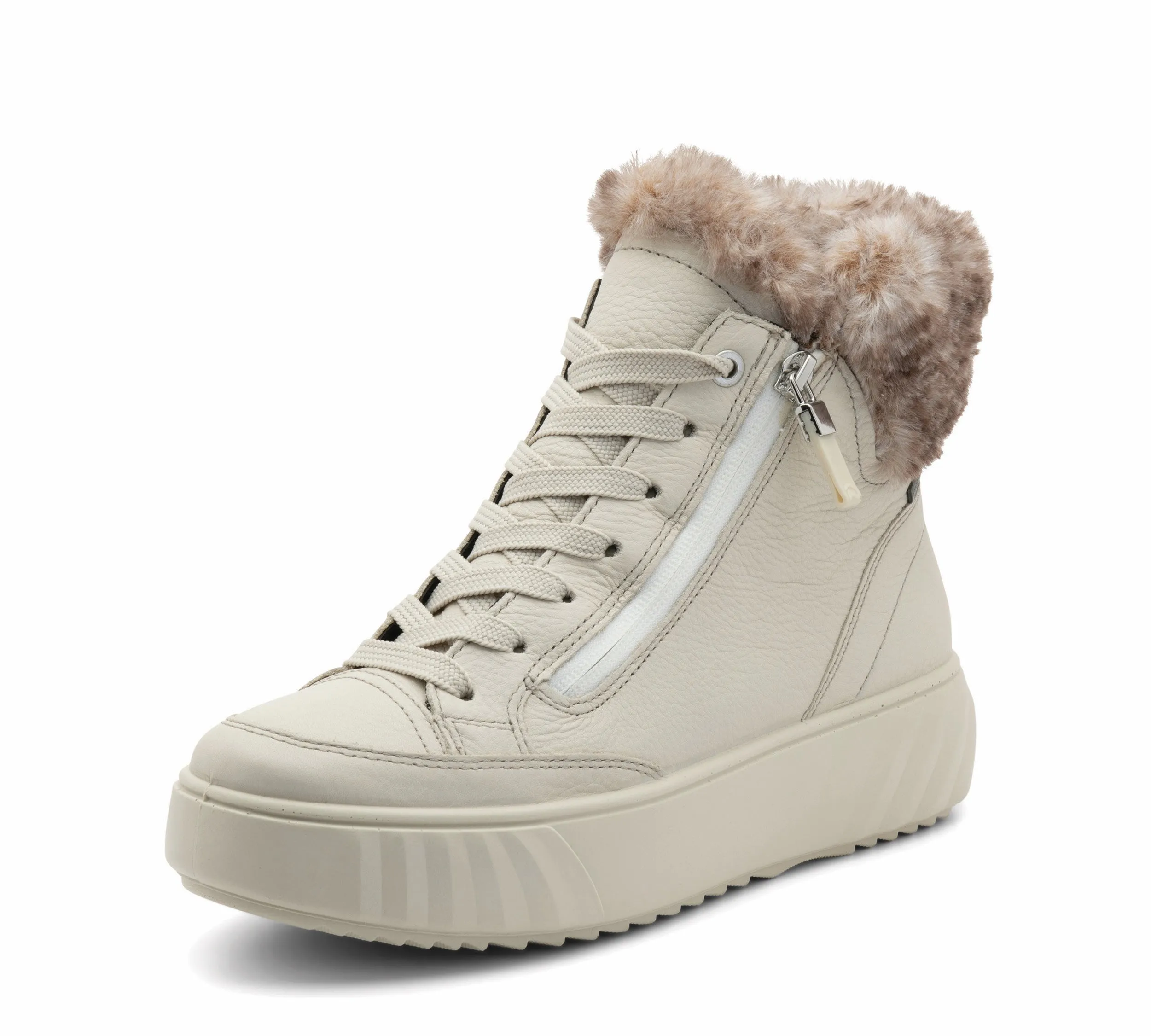 Mikayla Women's GORE-TEX Faux Fur Zip Bootie - Cloud 66