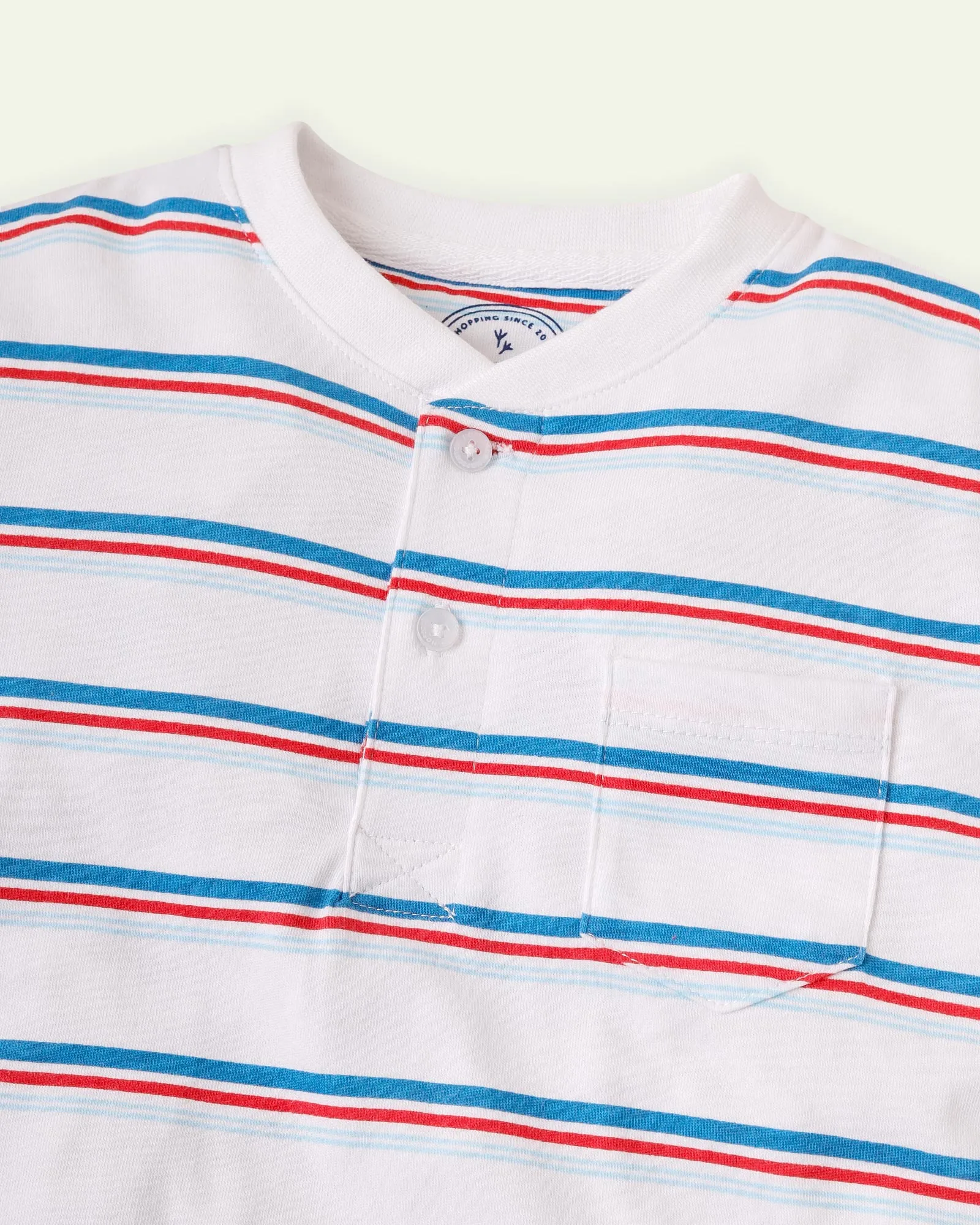 Multi Stripes Henley