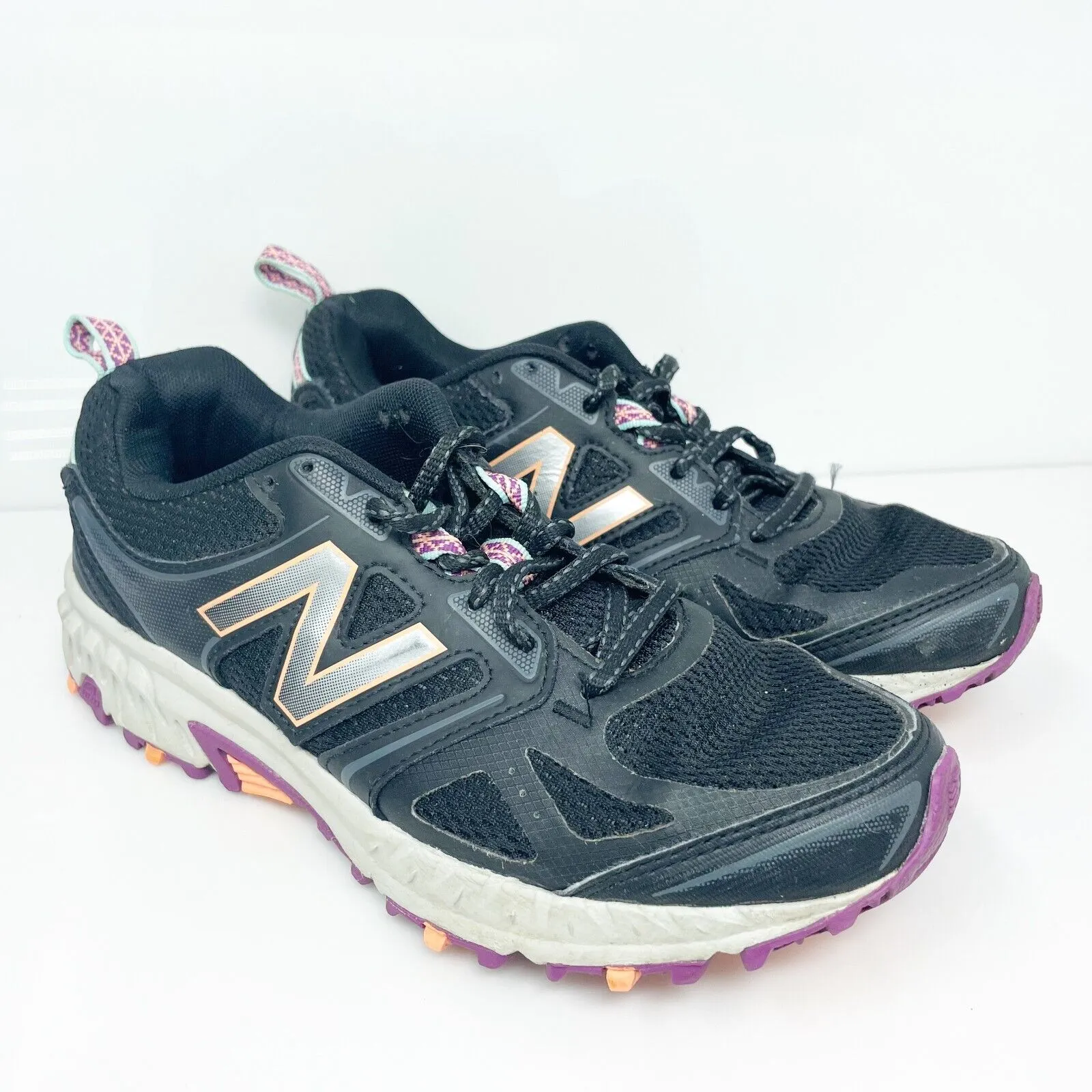 New Balance Womens 412 V3 WTE412K3 Black Running Shoes Sneakers Size 7 B