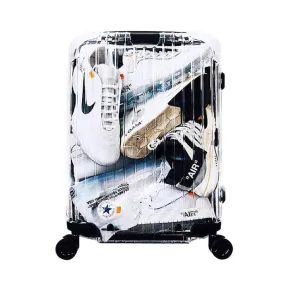 New Transparent Suitcase With Wheel,20Boarding Box,24 Inch Fashion Trunk,Pc Carry-Ons Trolley