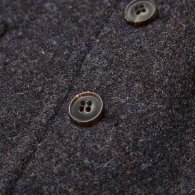 Nigel Cabourn Mallory VestNew Black Harris Tweed