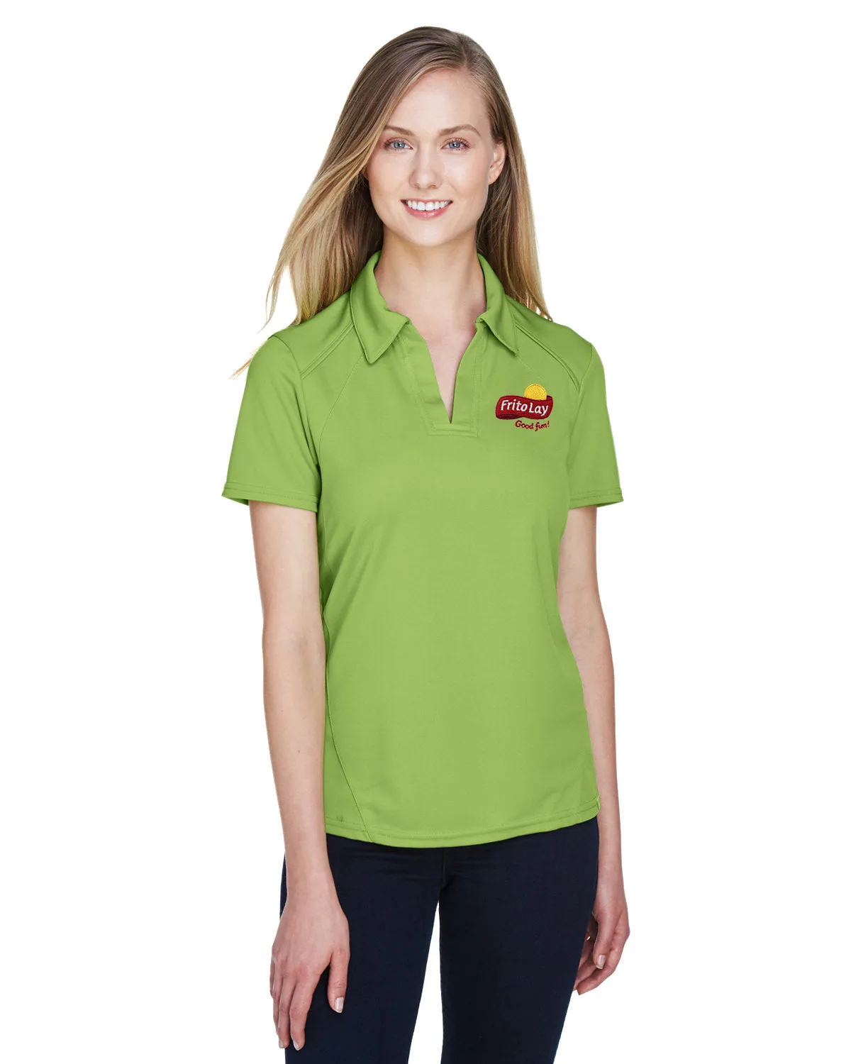 North End Ladies Recycled Polyester Performance Pique Polo