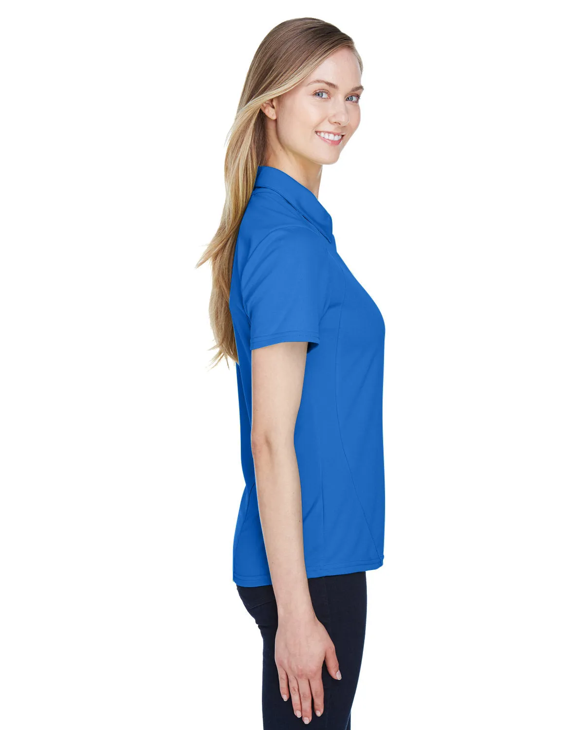 North End Ladies Recycled Polyester Performance Pique Polo