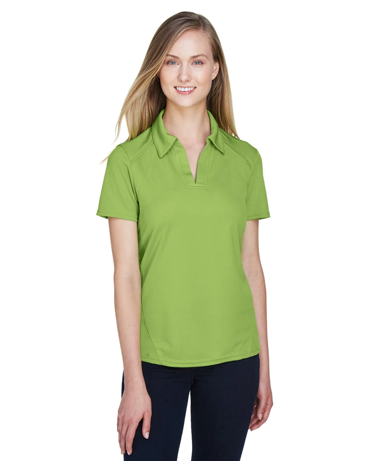 North End Ladies Recycled Polyester Performance Pique Polo