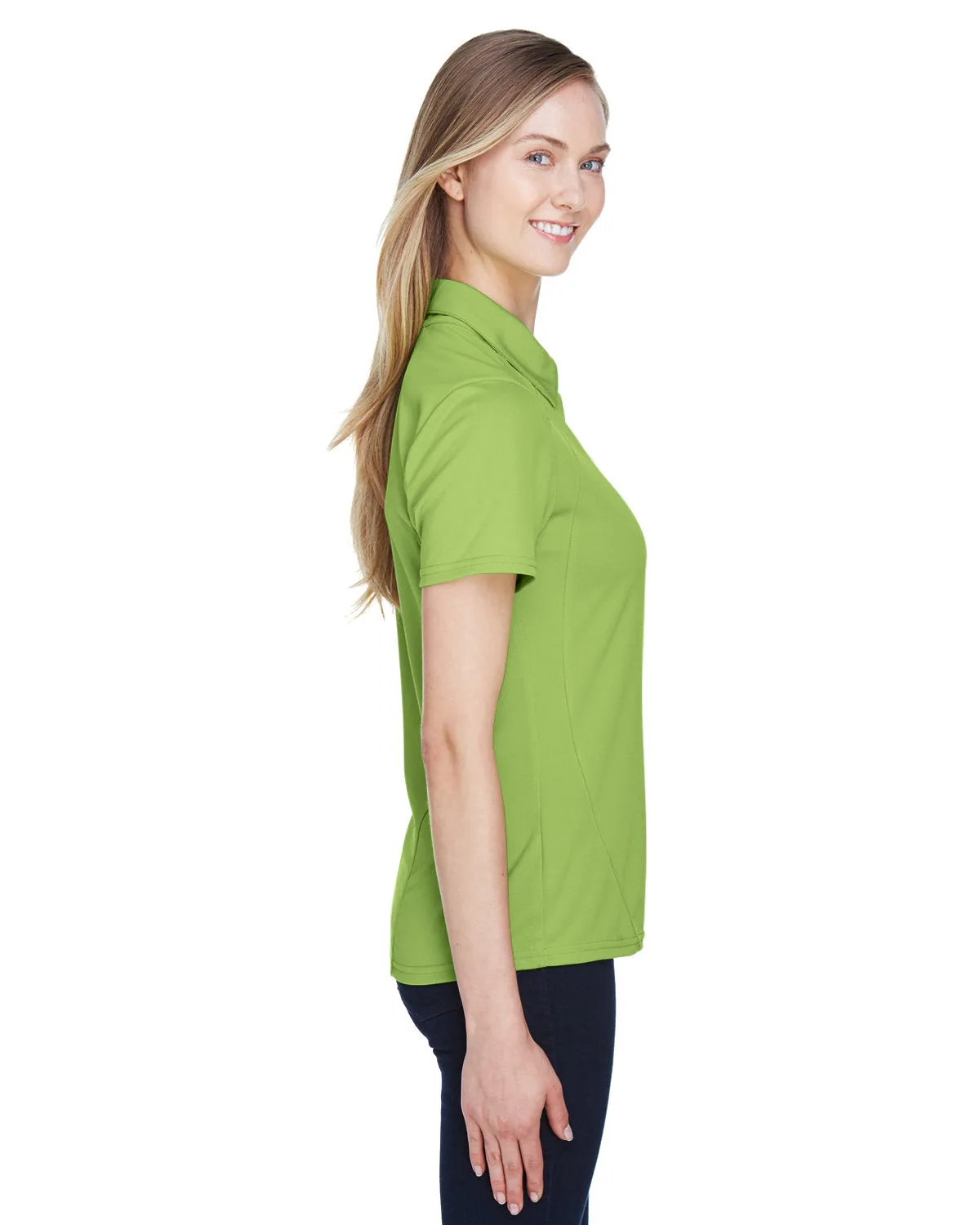 North End Ladies Recycled Polyester Performance Pique Polo