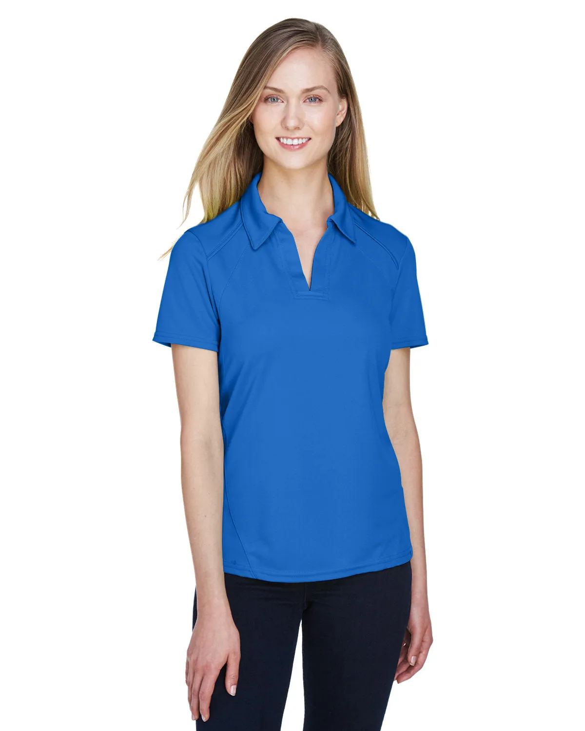 North End Ladies Recycled Polyester Performance Pique Polo