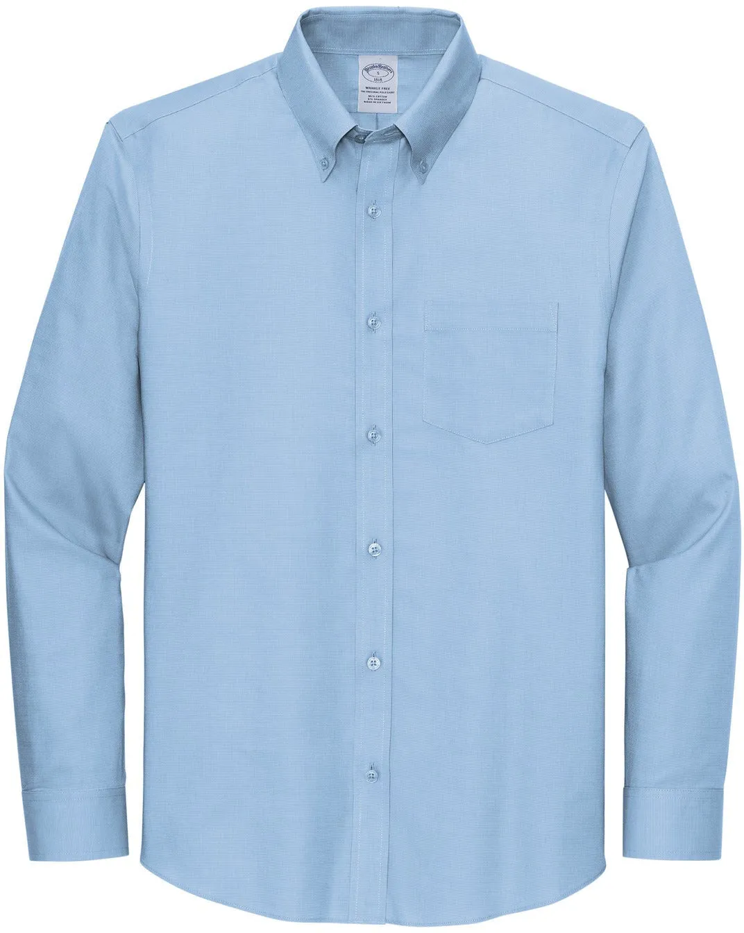 OUTLET-Brooks Brothers Wrinkle-Free Stretch Nailhead Shirt