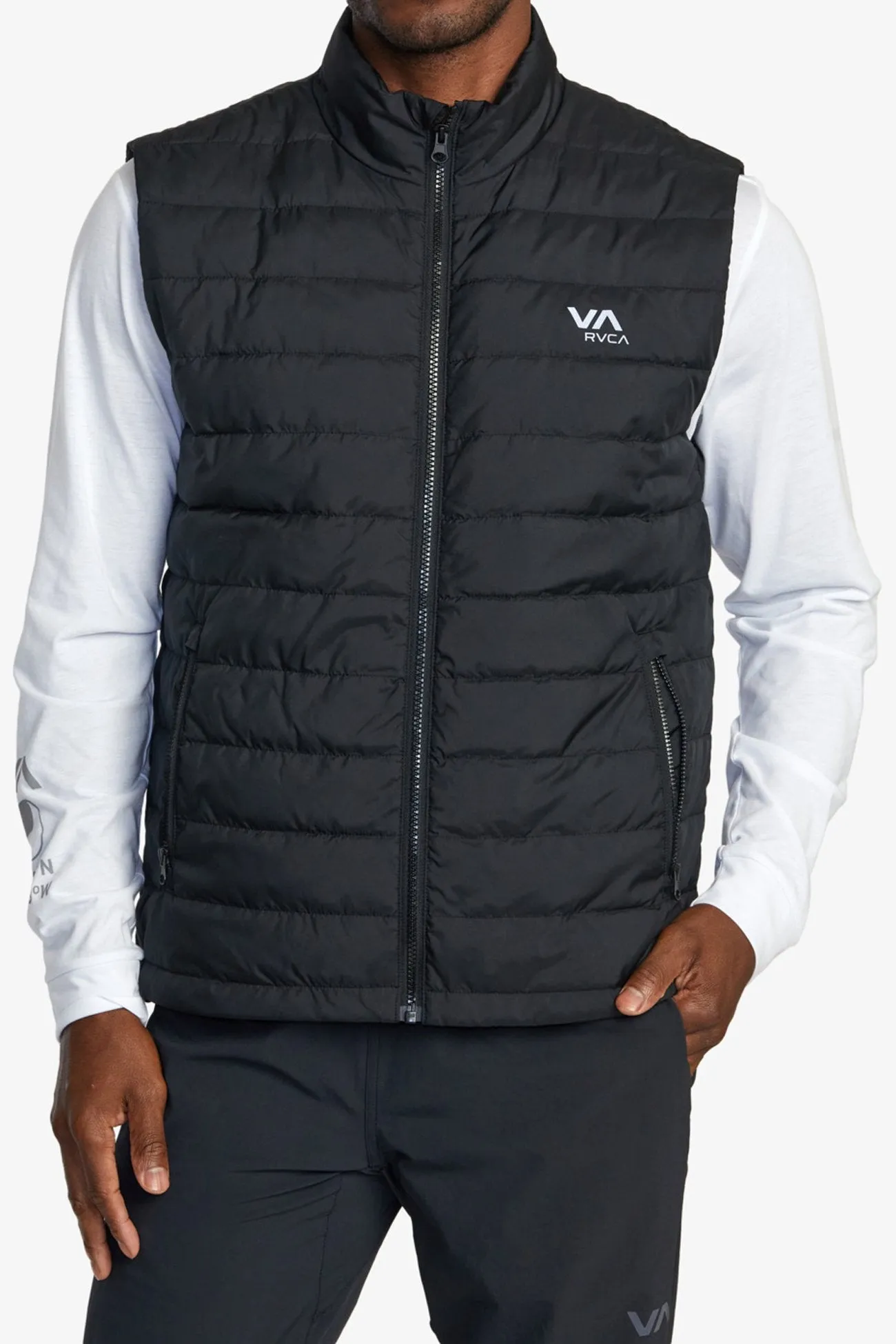 Packable Puffa Vest Black