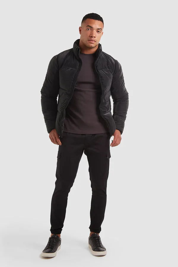 Puffa Jacket in Black