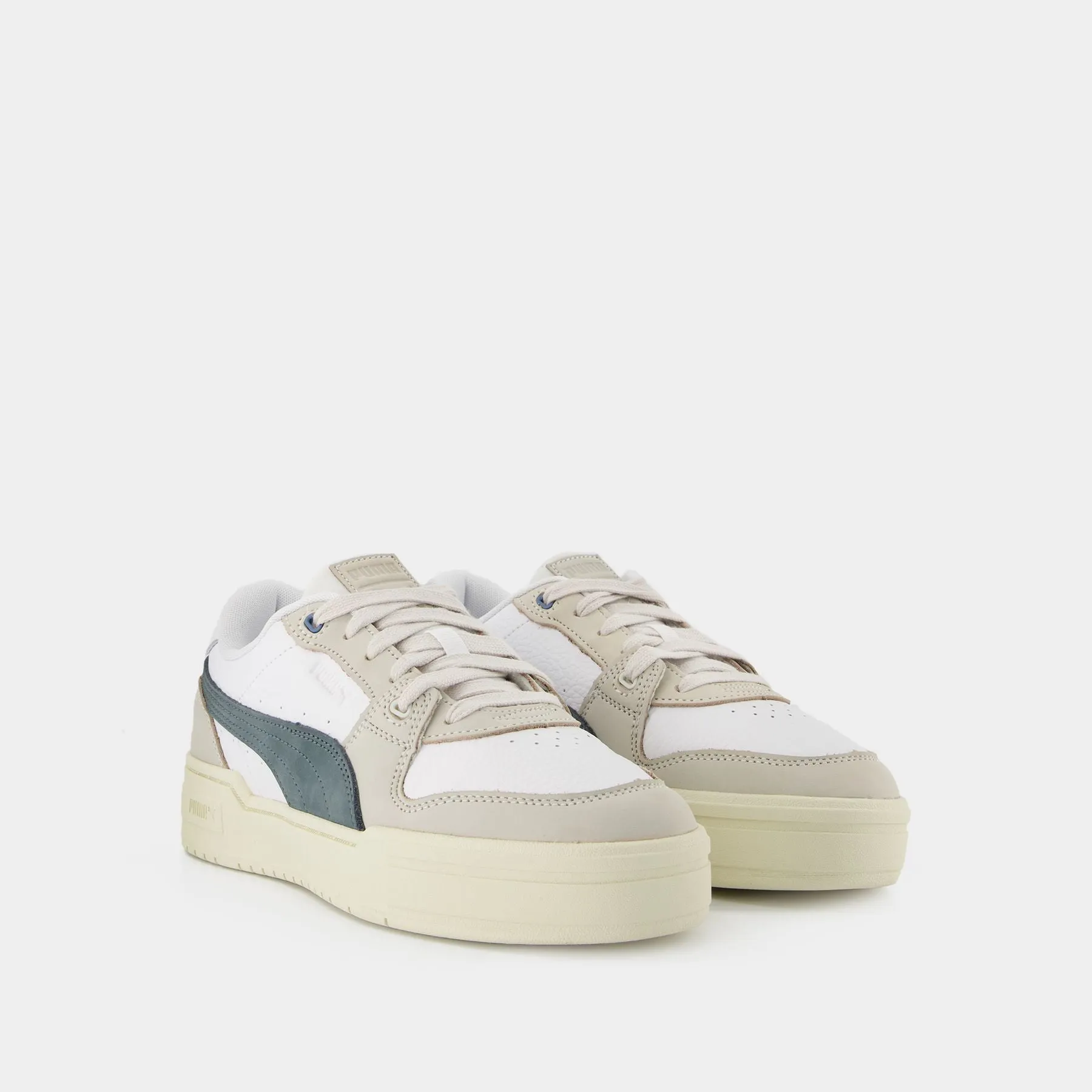 Puma  Ca Pro Lux in White and Blue Leather