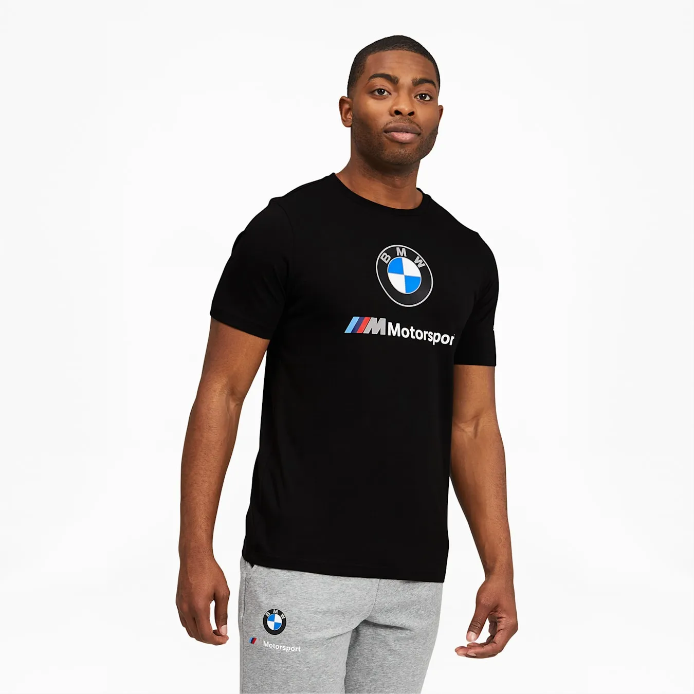 PUMA Men's BMW M Motorsport Essentials Logo T-Shirt