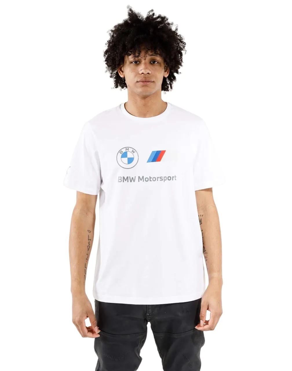 PUMA Men's BMW M Motorsport Essentials Logo T-Shirt