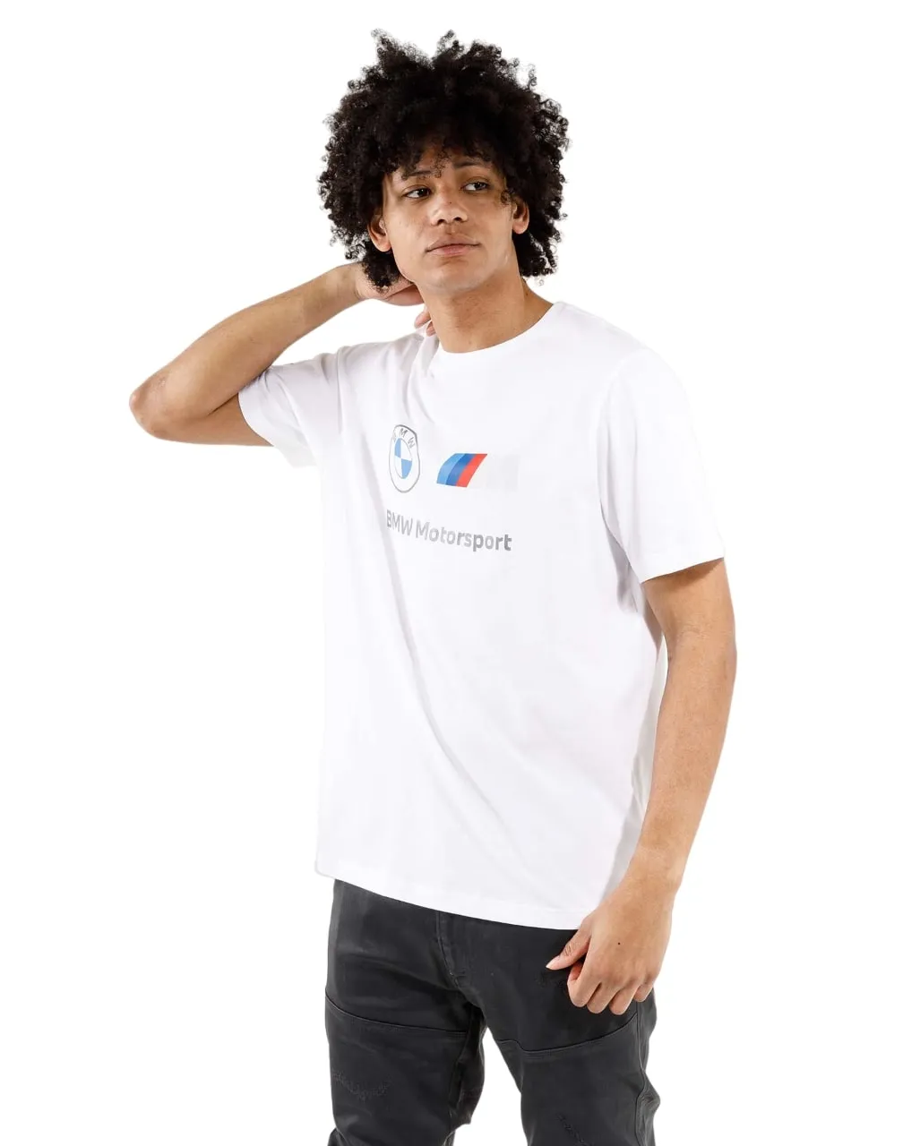 PUMA Men's BMW M Motorsport Essentials Logo T-Shirt