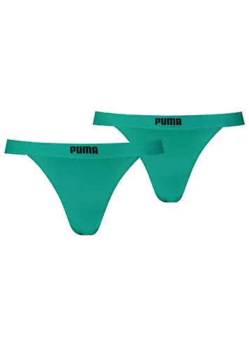 Puma Pack of 2 String Tanga Briefs | Grattan