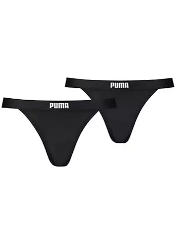 Puma Pack of 2 String Tanga Briefs | Grattan